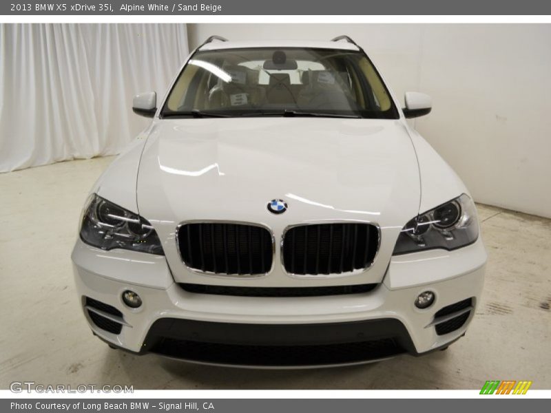 Alpine White / Sand Beige 2013 BMW X5 xDrive 35i