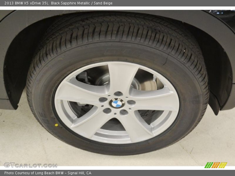 Black Sapphire Metallic / Sand Beige 2013 BMW X5 xDrive 35i