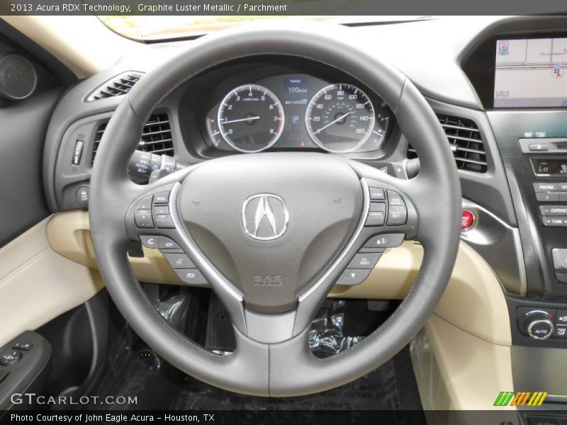 Graphite Luster Metallic / Parchment 2013 Acura RDX Technology