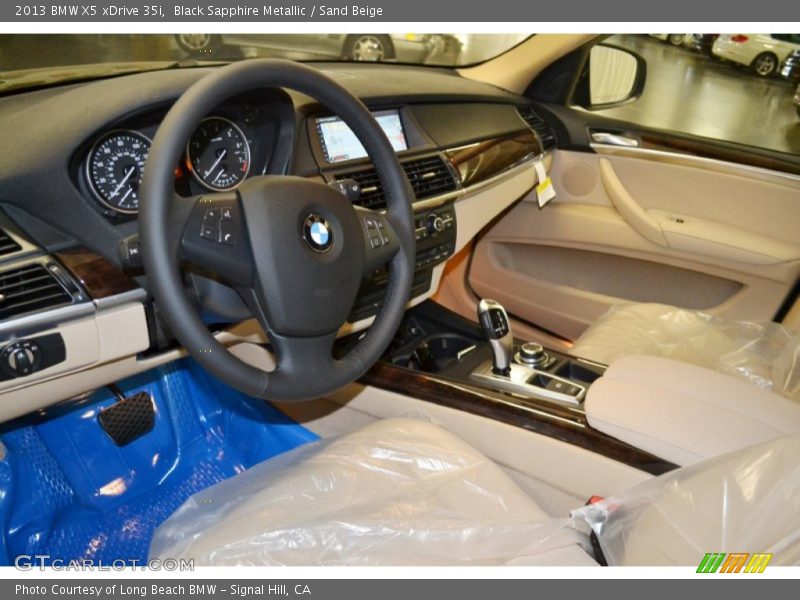 Black Sapphire Metallic / Sand Beige 2013 BMW X5 xDrive 35i