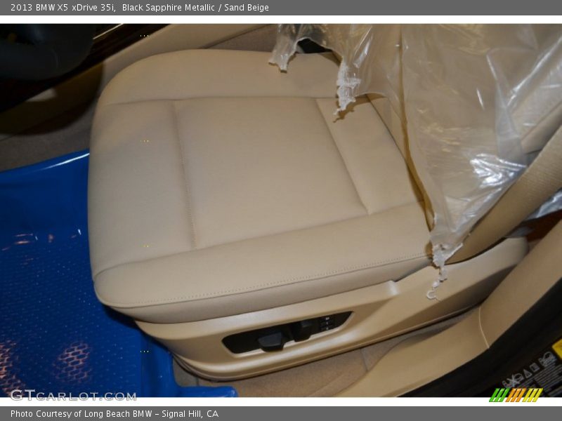 Black Sapphire Metallic / Sand Beige 2013 BMW X5 xDrive 35i