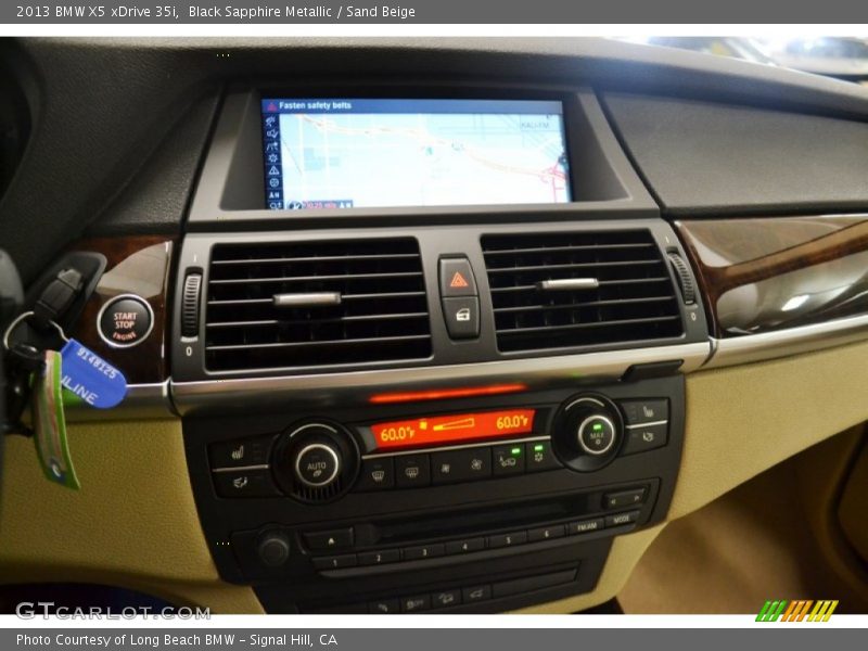 Black Sapphire Metallic / Sand Beige 2013 BMW X5 xDrive 35i