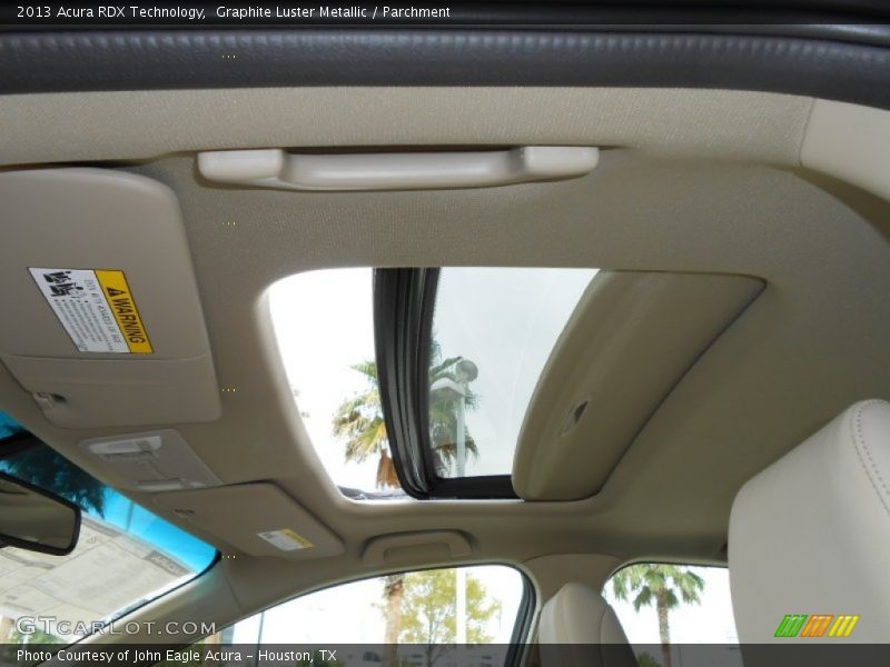 Graphite Luster Metallic / Parchment 2013 Acura RDX Technology