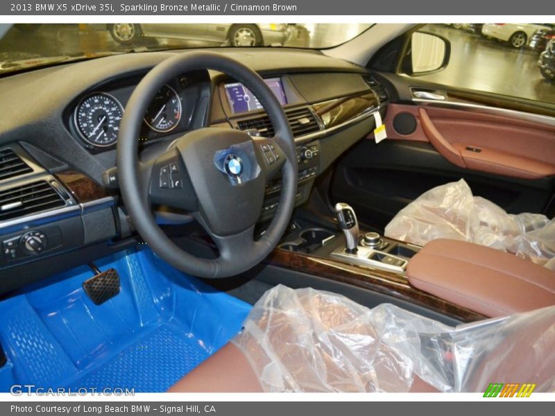 Sparkling Bronze Metallic / Cinnamon Brown 2013 BMW X5 xDrive 35i