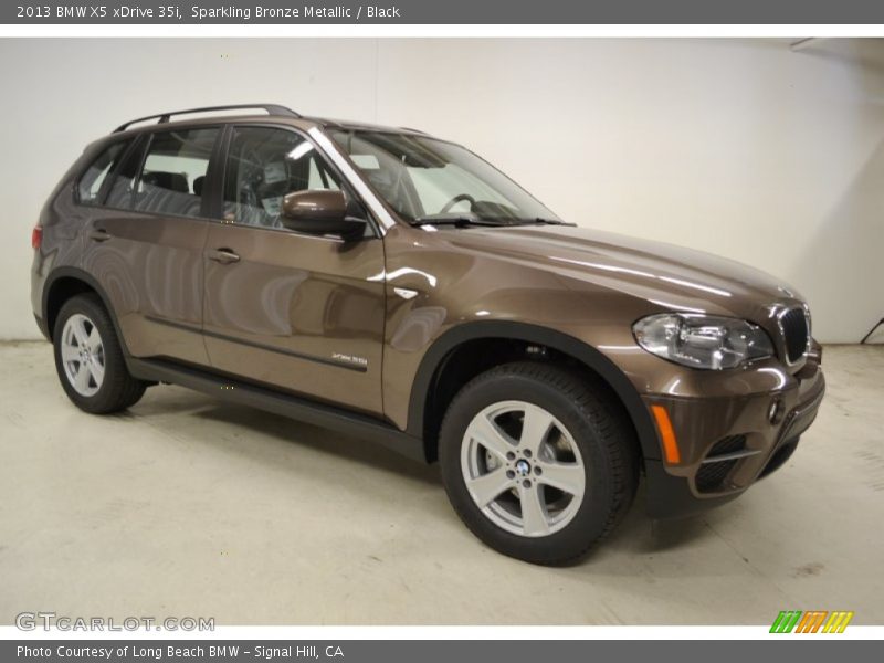 Sparkling Bronze Metallic / Black 2013 BMW X5 xDrive 35i