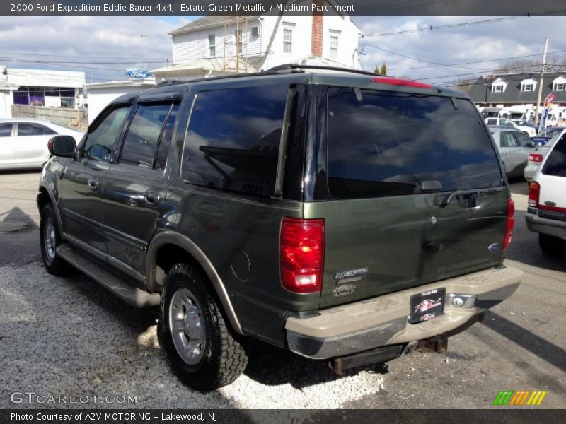 Estate Green Metallic / Medium Parchment 2000 Ford Expedition Eddie Bauer 4x4