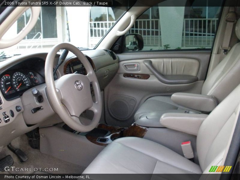 Black / Taupe 2006 Toyota Tundra SR5 X-SP Double Cab
