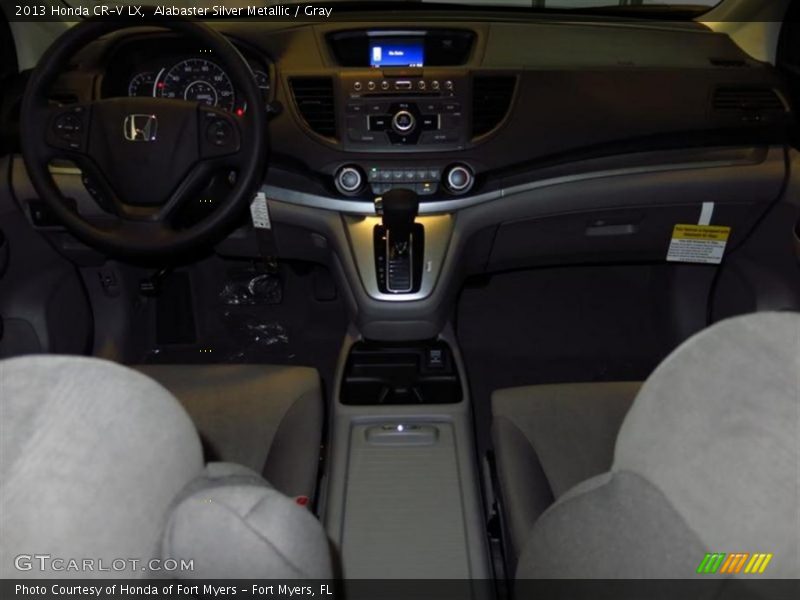 Alabaster Silver Metallic / Gray 2013 Honda CR-V LX