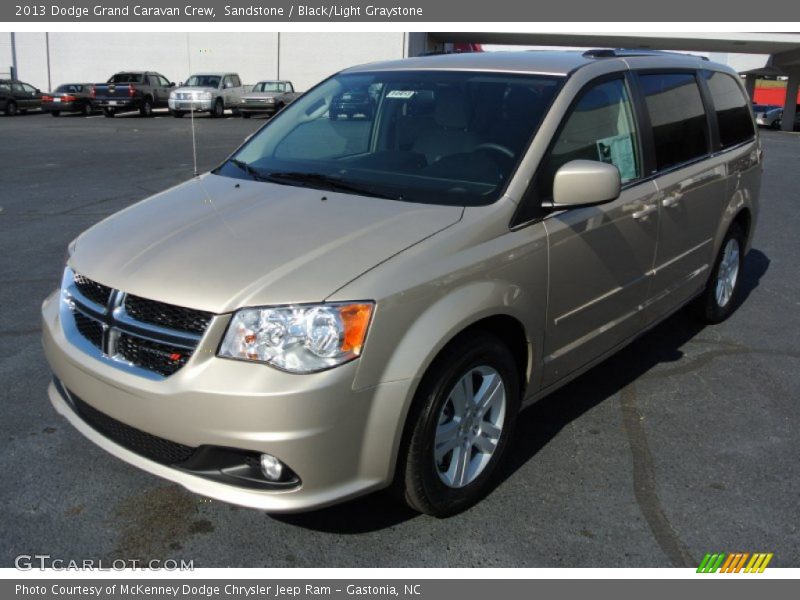 Sandstone / Black/Light Graystone 2013 Dodge Grand Caravan Crew