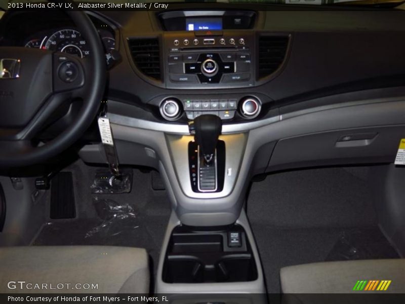 Alabaster Silver Metallic / Gray 2013 Honda CR-V LX