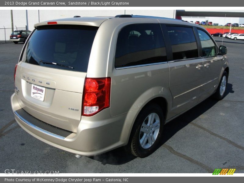 Sandstone / Black/Light Graystone 2013 Dodge Grand Caravan Crew