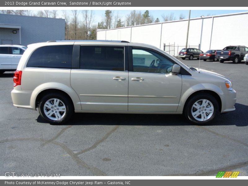 Sandstone / Black/Light Graystone 2013 Dodge Grand Caravan Crew