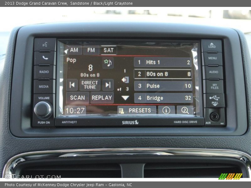 Sandstone / Black/Light Graystone 2013 Dodge Grand Caravan Crew