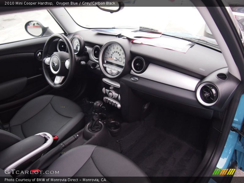 Oxygen Blue / Grey/Carbon Black 2010 Mini Cooper Hardtop