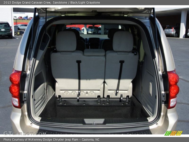 Sandstone / Black/Light Graystone 2013 Dodge Grand Caravan Crew