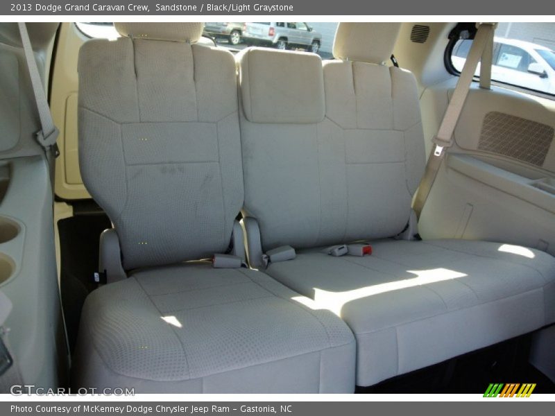 Sandstone / Black/Light Graystone 2013 Dodge Grand Caravan Crew