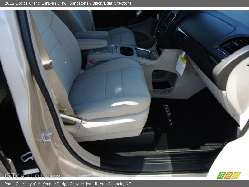 Sandstone / Black/Light Graystone 2013 Dodge Grand Caravan Crew