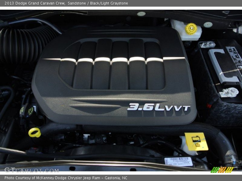 Sandstone / Black/Light Graystone 2013 Dodge Grand Caravan Crew