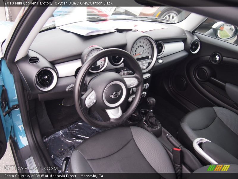 Oxygen Blue / Grey/Carbon Black 2010 Mini Cooper Hardtop