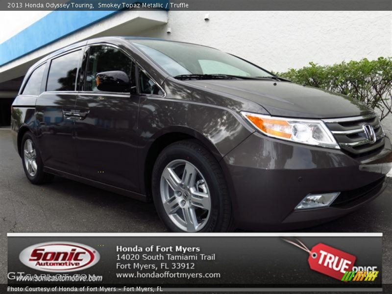 Smokey Topaz Metallic / Truffle 2013 Honda Odyssey Touring