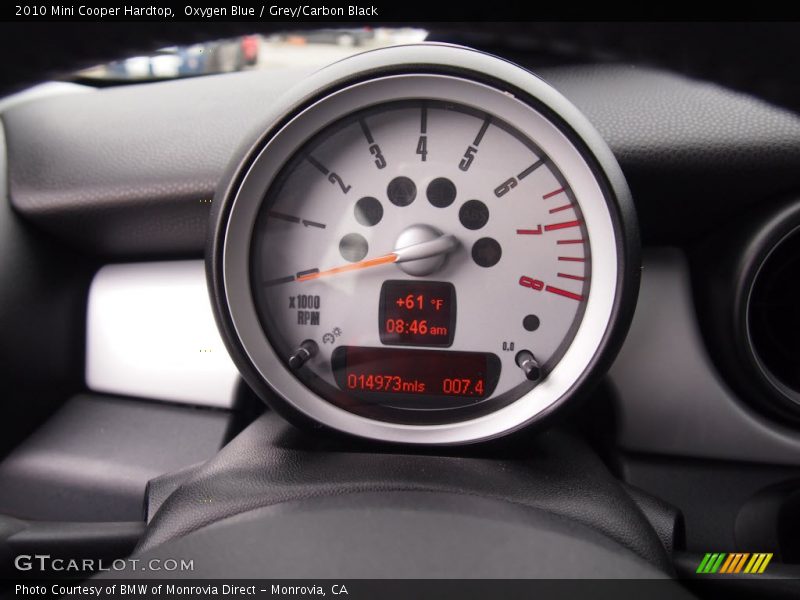 Oxygen Blue / Grey/Carbon Black 2010 Mini Cooper Hardtop
