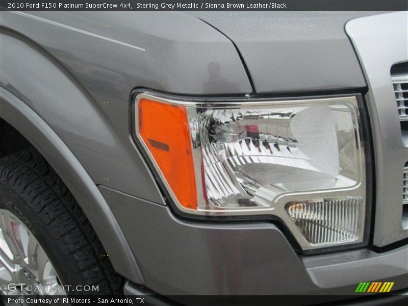 Sterling Grey Metallic / Sienna Brown Leather/Black 2010 Ford F150 Platinum SuperCrew 4x4