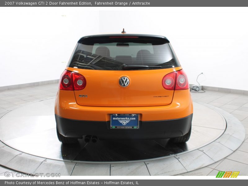 Fahrenheit Orange / Anthracite 2007 Volkswagen GTI 2 Door Fahrenheit Edition