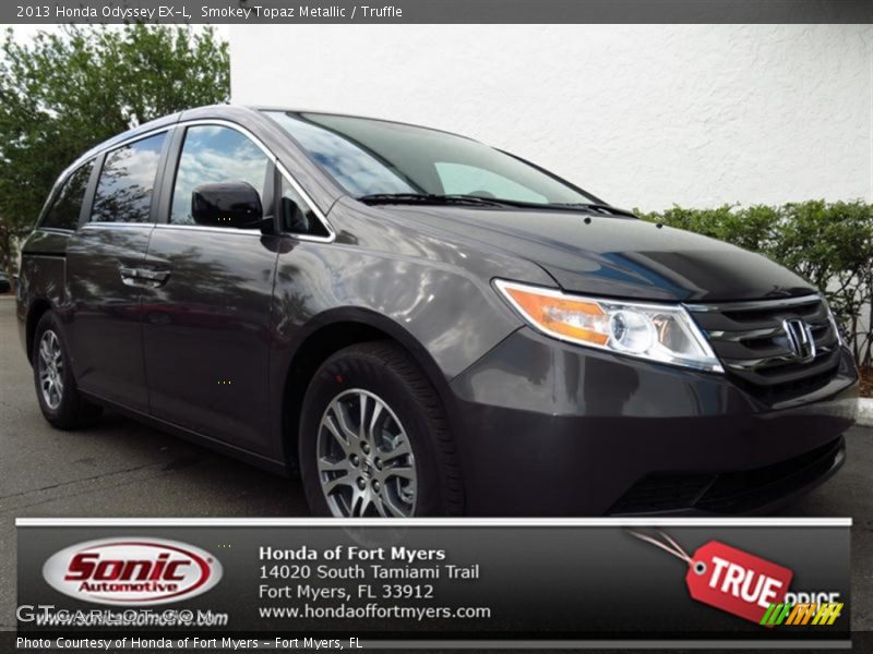 Smokey Topaz Metallic / Truffle 2013 Honda Odyssey EX-L