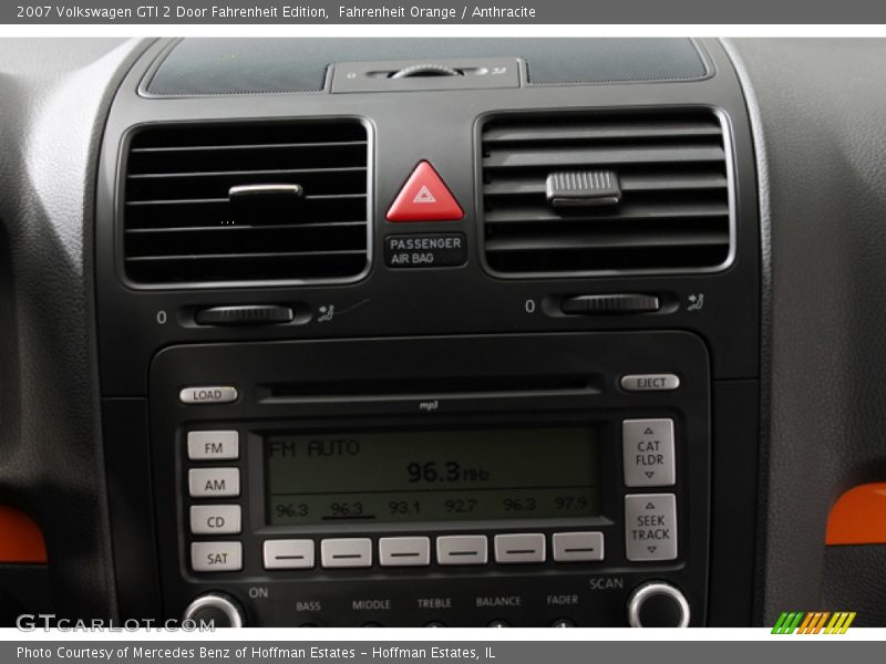 Controls of 2007 GTI 2 Door Fahrenheit Edition