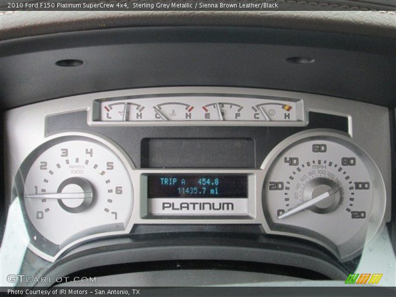  2010 F150 Platinum SuperCrew 4x4 Platinum SuperCrew 4x4 Gauges