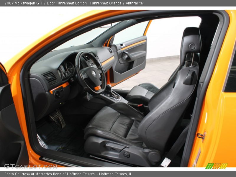 Front Seat of 2007 GTI 2 Door Fahrenheit Edition