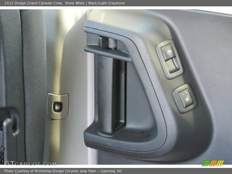 Stone White / Black/Light Graystone 2013 Dodge Grand Caravan Crew