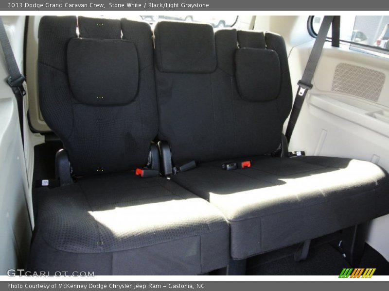 Stone White / Black/Light Graystone 2013 Dodge Grand Caravan Crew