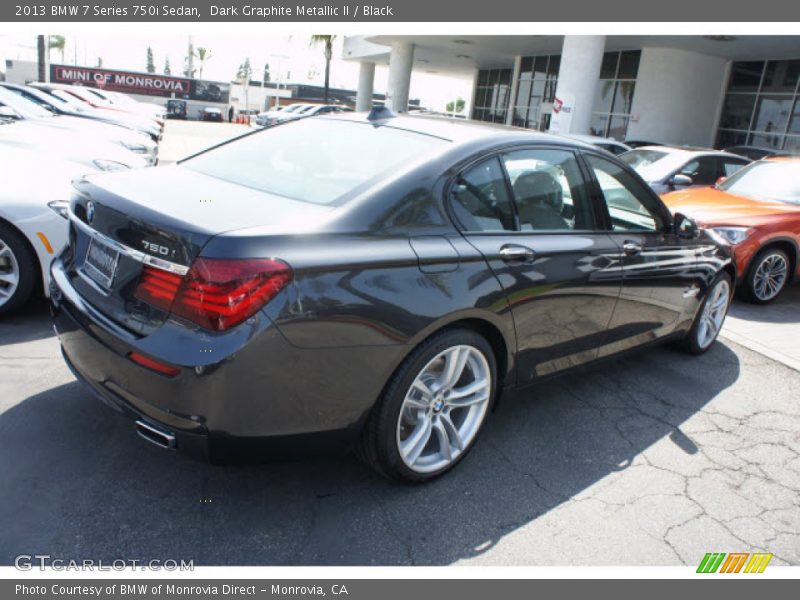 Dark Graphite Metallic II / Black 2013 BMW 7 Series 750i Sedan