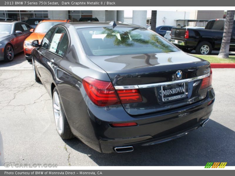Dark Graphite Metallic II / Black 2013 BMW 7 Series 750i Sedan