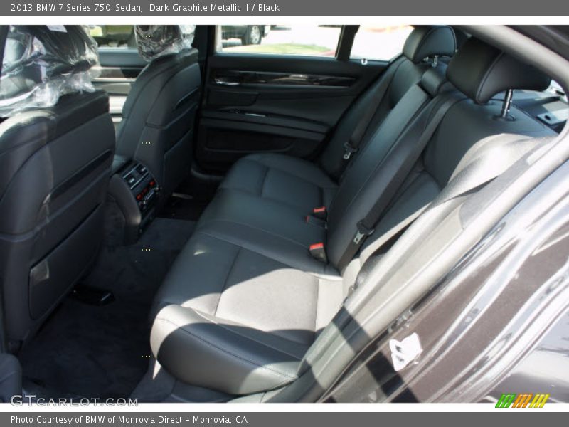 Dark Graphite Metallic II / Black 2013 BMW 7 Series 750i Sedan