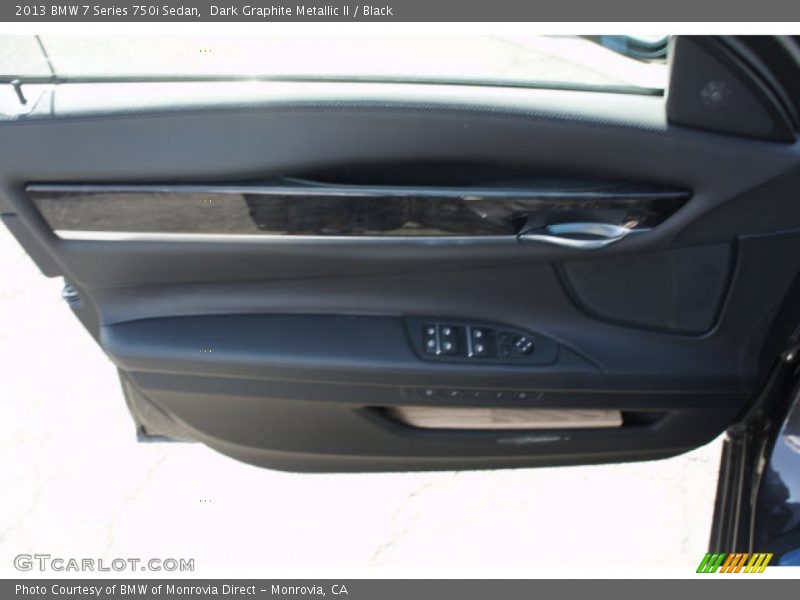 Dark Graphite Metallic II / Black 2013 BMW 7 Series 750i Sedan