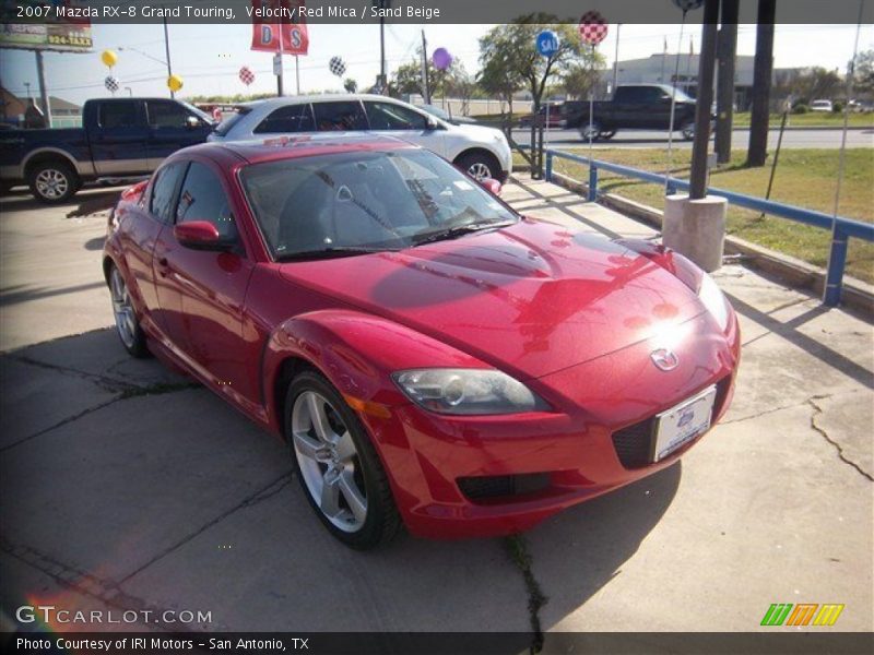 Velocity Red Mica / Sand Beige 2007 Mazda RX-8 Grand Touring