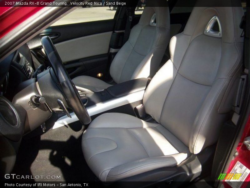 Velocity Red Mica / Sand Beige 2007 Mazda RX-8 Grand Touring
