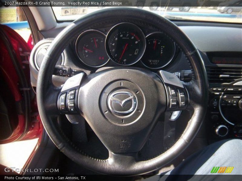 Velocity Red Mica / Sand Beige 2007 Mazda RX-8 Grand Touring