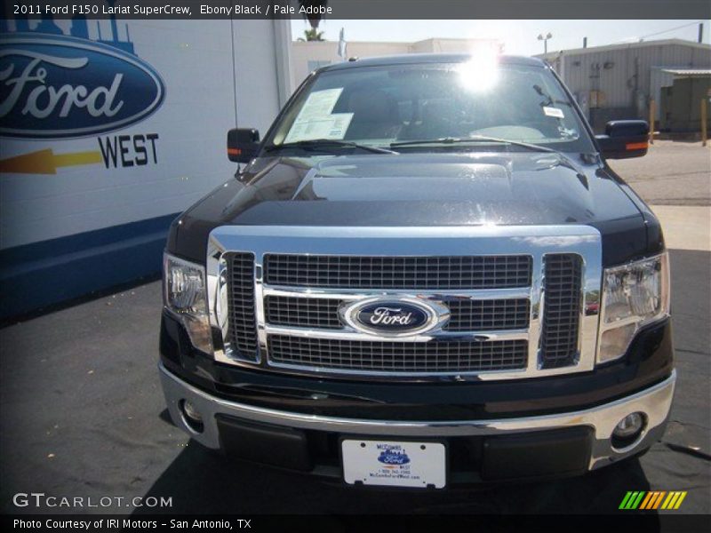 Ebony Black / Pale Adobe 2011 Ford F150 Lariat SuperCrew