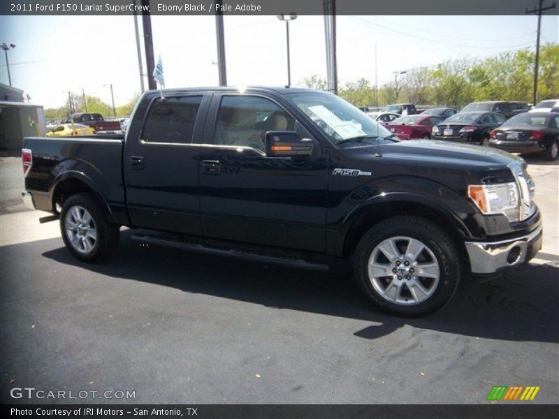 Ebony Black / Pale Adobe 2011 Ford F150 Lariat SuperCrew