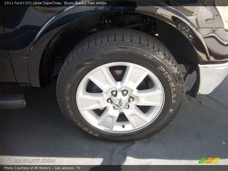 Ebony Black / Pale Adobe 2011 Ford F150 Lariat SuperCrew