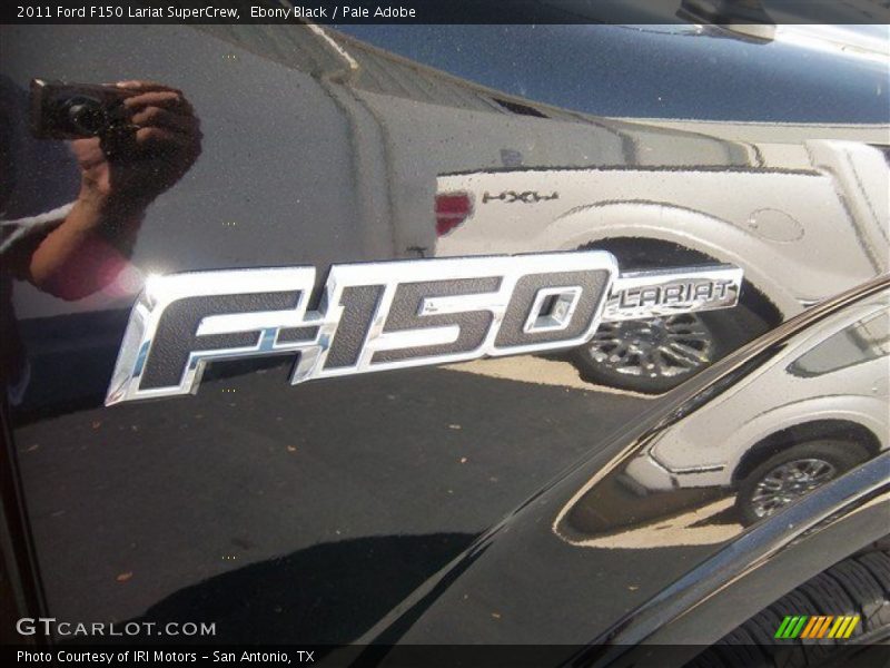 Ebony Black / Pale Adobe 2011 Ford F150 Lariat SuperCrew