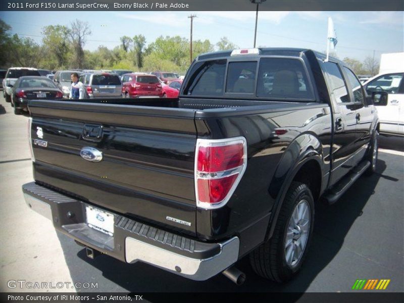 Ebony Black / Pale Adobe 2011 Ford F150 Lariat SuperCrew