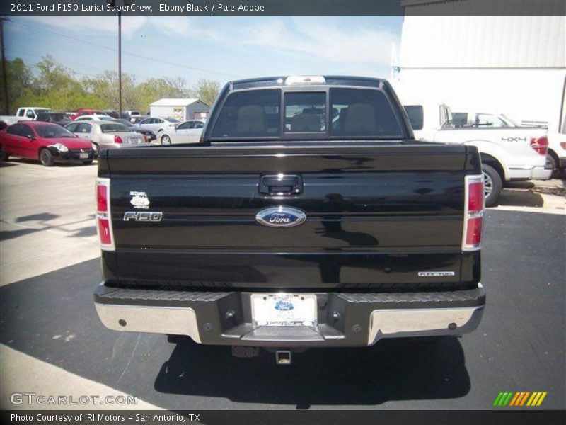 Ebony Black / Pale Adobe 2011 Ford F150 Lariat SuperCrew