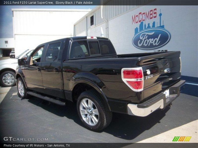 Ebony Black / Pale Adobe 2011 Ford F150 Lariat SuperCrew