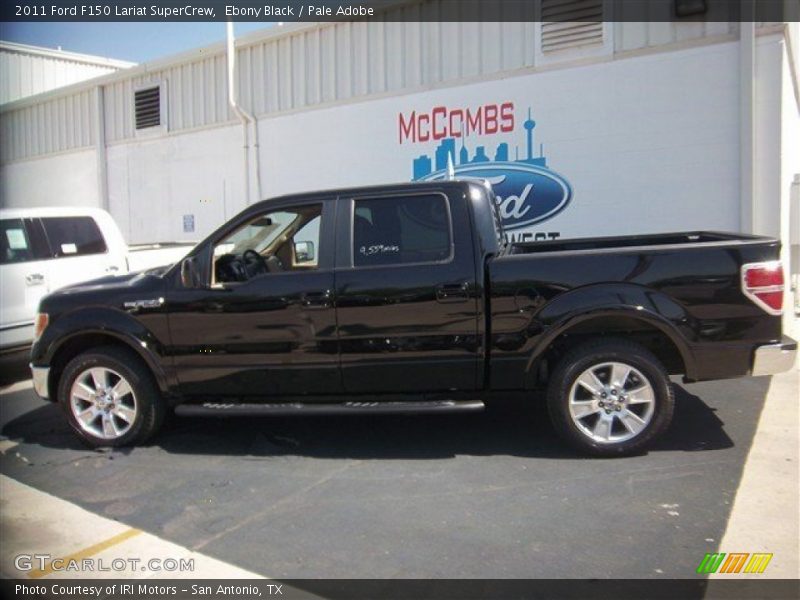 Ebony Black / Pale Adobe 2011 Ford F150 Lariat SuperCrew