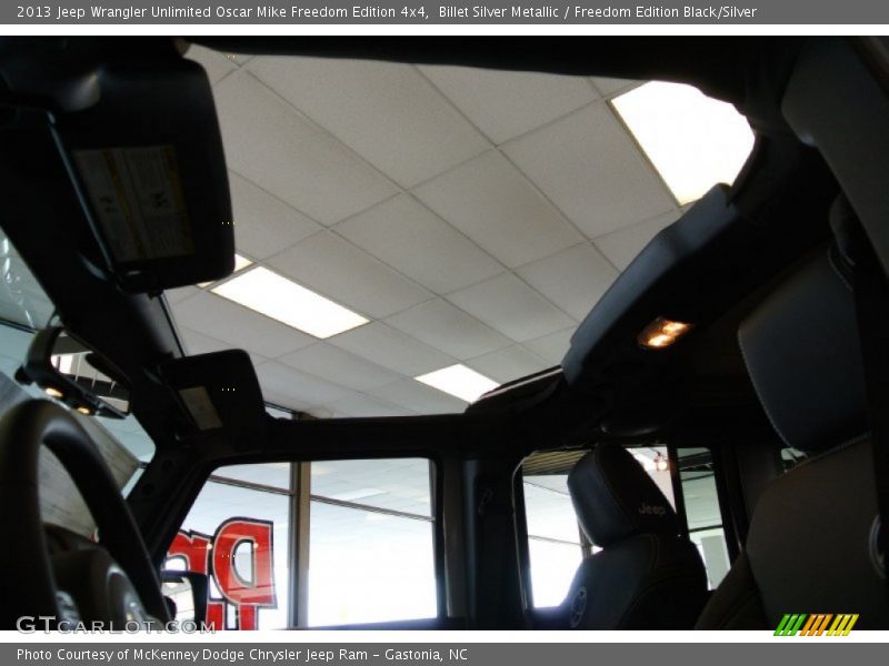 Sunroof of 2013 Wrangler Unlimited Oscar Mike Freedom Edition 4x4