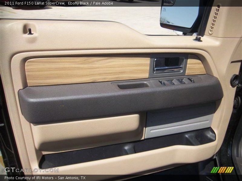 Ebony Black / Pale Adobe 2011 Ford F150 Lariat SuperCrew